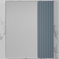 Style Line Зеркальный шкаф Стокгольм 60 графит софт